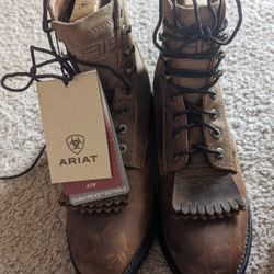 Awesome Women's Leather Cowgirl Boots Ariat New W Tags Make Offer