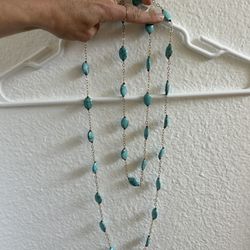 Necklace- Turquoise And Gold