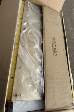 Z-Lite 42-in Modern Gold Multi Point Canopy Steel Ceiling Light Mount