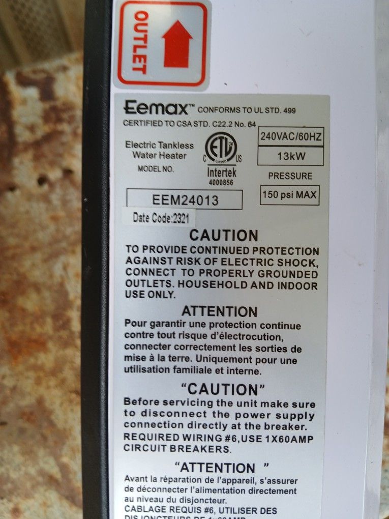 Thankless Hot Water 240