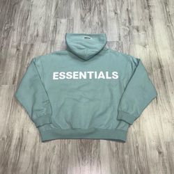 RARE Fear Of God Essentials 3M Blue Hoodie🥶