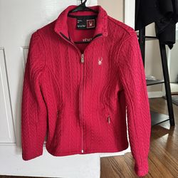 Women’s Spyder Pink Knit Jacket