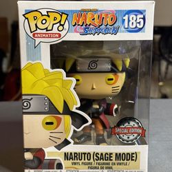 Naruto (Sage Mode) #186 Funko Pop w/ Protective case