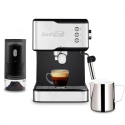 20 Bar Espresso Maker,950W Detachable frothing nozzle,1.5L detachable transparent water tank Coffee Maker For Espresso, Cappuccino, Latte, Machiato, F