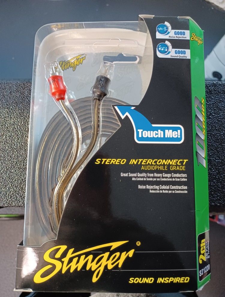 NEW! 20 Ft Car Audio RCA Cables