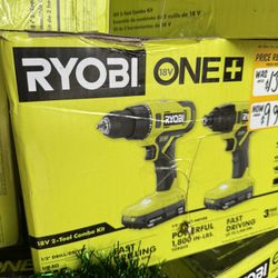 Ryobi Drill And Impact Driver