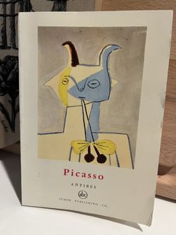 Rare! Picasso In Antibes Soft Cover Book 1962