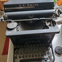 L C Smith Typewriter 