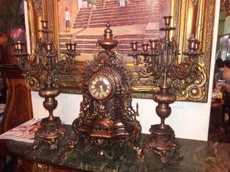 Candelabra antique copper