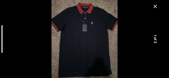 psycho bunny collar shirt 