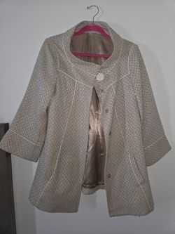 BCBGirls pea coat cream