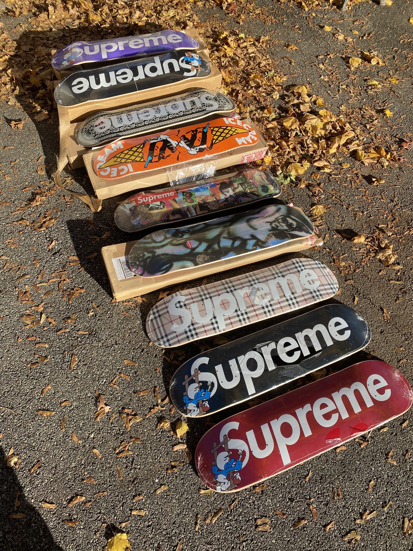 Supreme Decks 9 Decks Total NWT LOT