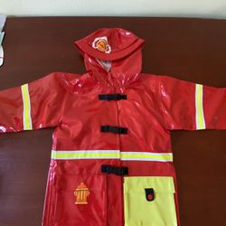 Fireman Costume Kids Size 5/6