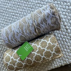 Burlap Craft Rolls