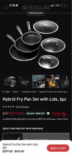 Brand new Hexclad pan  and  pots !