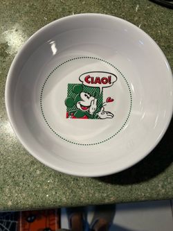 Disney Mickey Mouse 'Ciao!'plastic Bowl set
