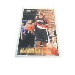 2006-07 Topps Chrome 1996-97 Variations Blazers Basketball Card #190 BRANDON ROY