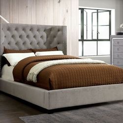 Queen Bed Frame With Mattress Set 