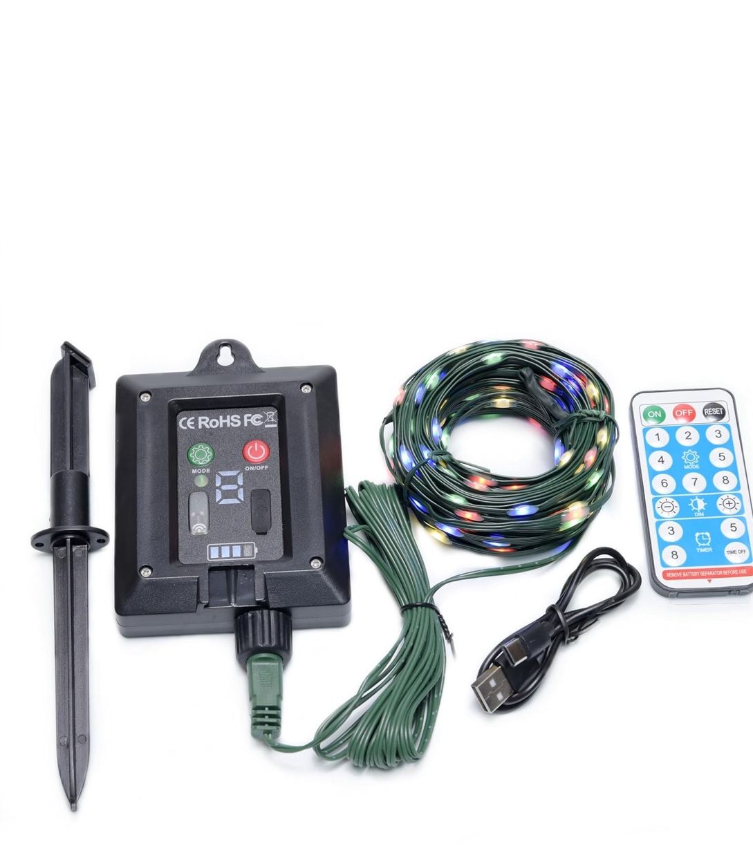 Solar String Lights Outdoor Waterproof,200LEDs