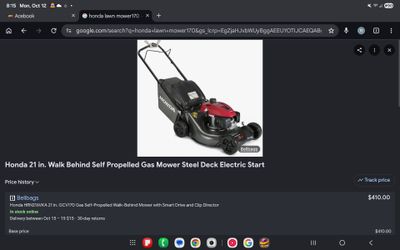 Honda lawn mower