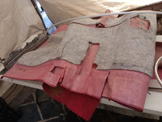 1964 impala ss carpet red used