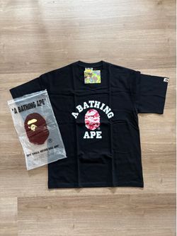 Bape Black with red Tee