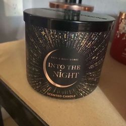 Bath & Body Works Into The Night 3 Wick Scented Candle 