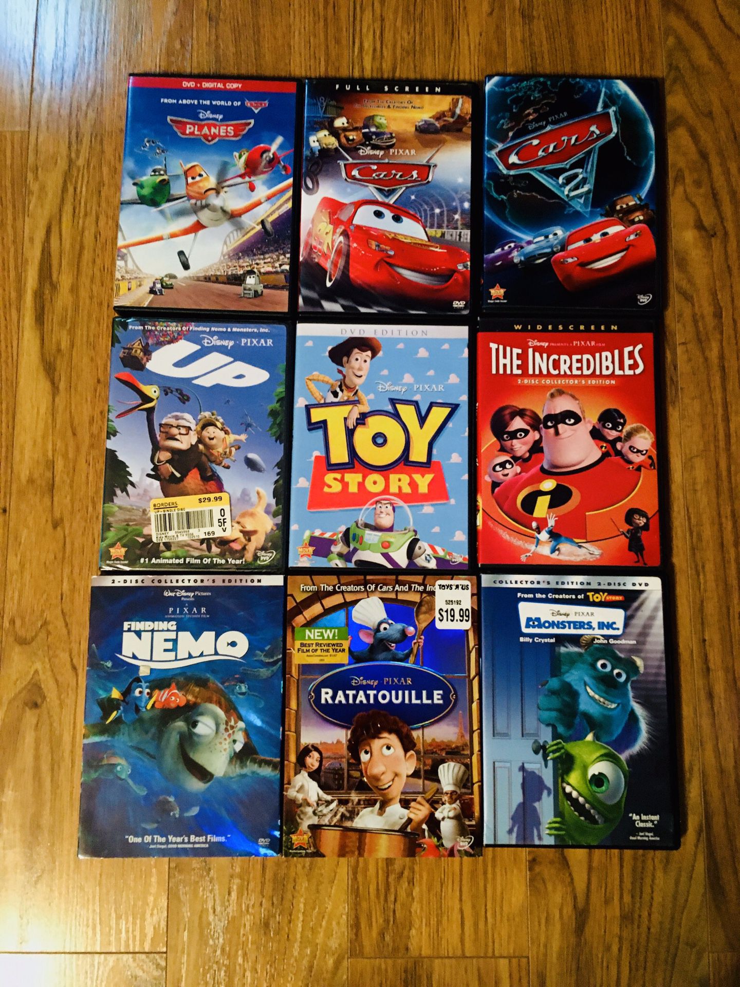 Disney Pixar DVDs