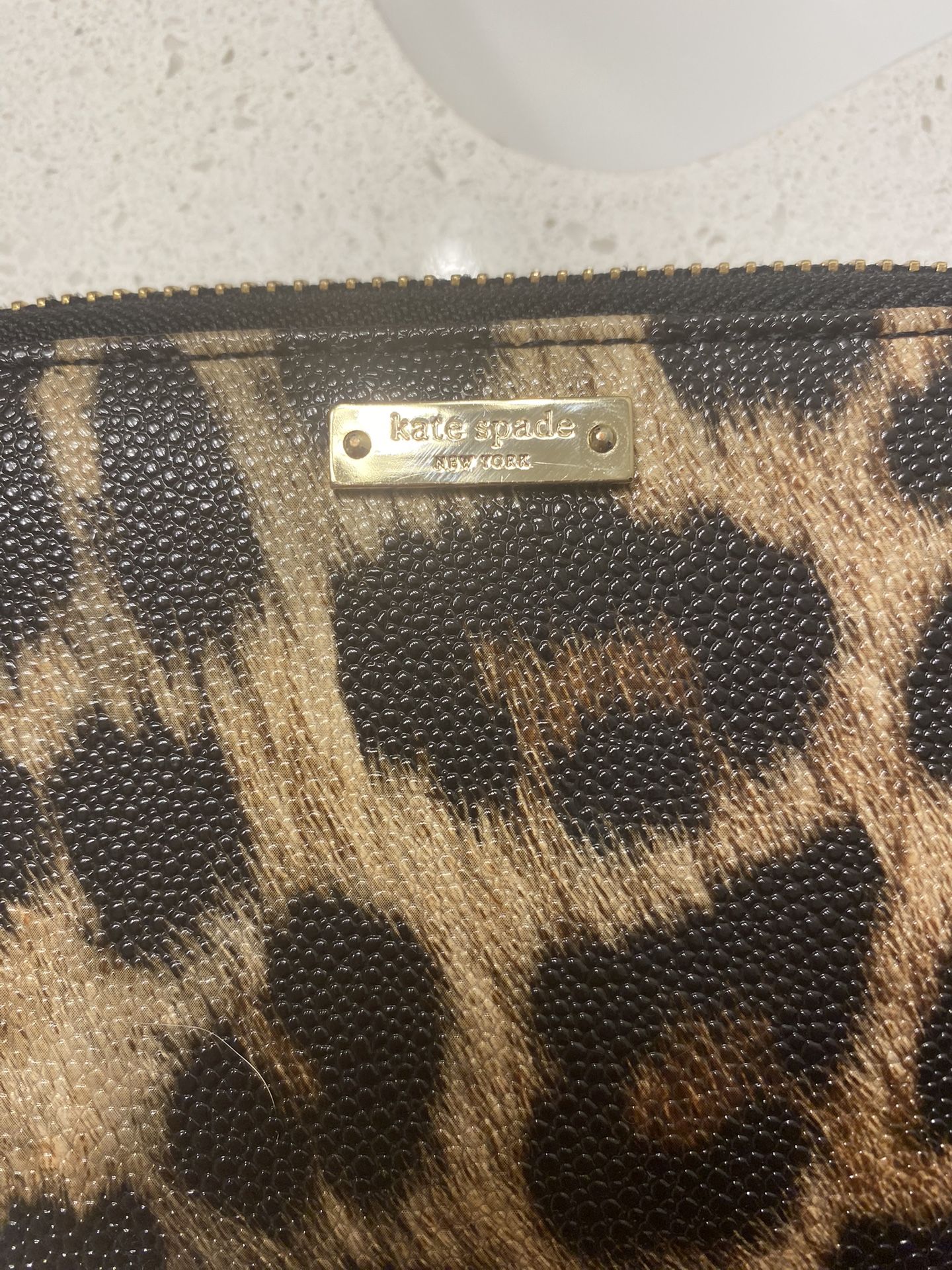 Kate Spade Leopard Wristlet