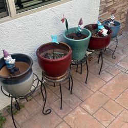 Flower Pots With Stands