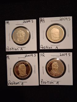 2009 Presidential Proof Dollars