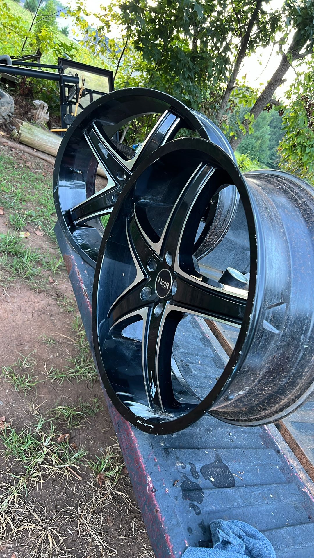 A pair of wheels
