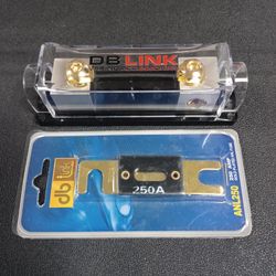 NEW 0ga Fuse Holder And 250 A Fuse
