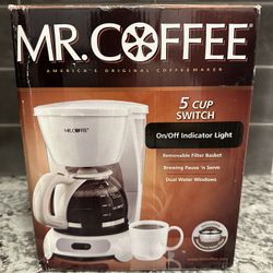 Mr. Coffee 5 Cup Coffee Maker