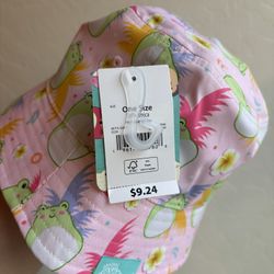 Bucket Hat Kids hat Girls Squishmallow Frogs