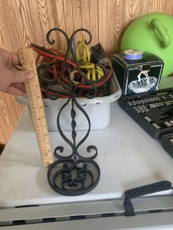 Ornate candle/picture holder