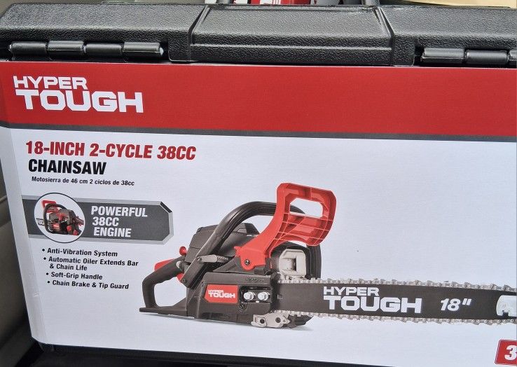 Hyper tough eighteen inch two cycle chainsaw