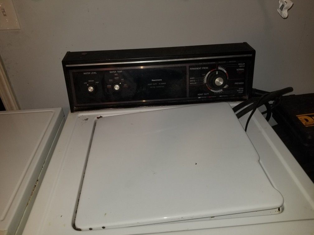 Extra large washer and dryer..