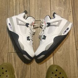 Size 11 White Cement 4’s