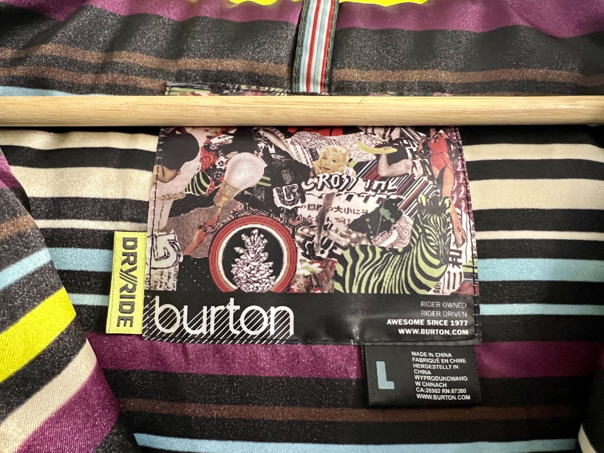 Burton Womens Hood Vest With Fur - Size L