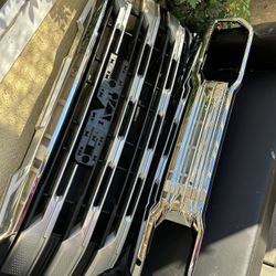 Factory GMC Sierra Grille/Lower Open Skid Plate Valance 