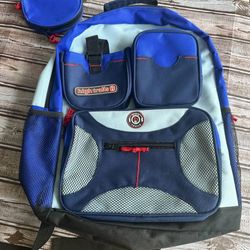 Backpack Large School Hiking Travel Baby Blue 