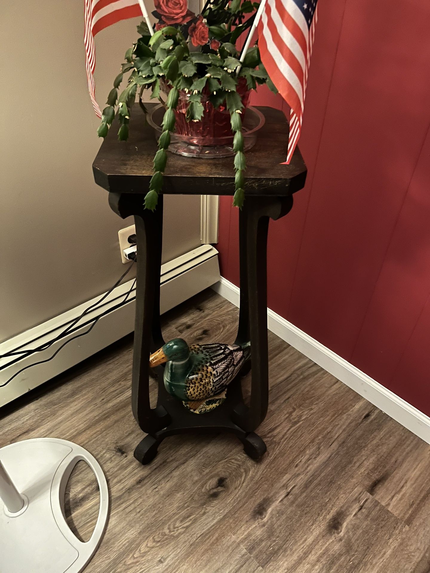 Old Wood Plant Stand 