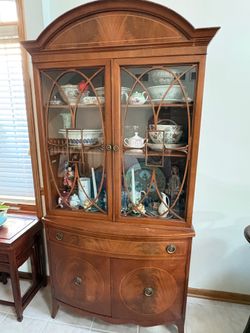 Antique 1920s China Cabinet
