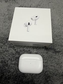 Apple AirPod Pros 2 in excellent shape! Comes with case, cable, packaging, extra buds, etc.