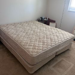 *FREE* Cal King mattress, box springs, and frame
