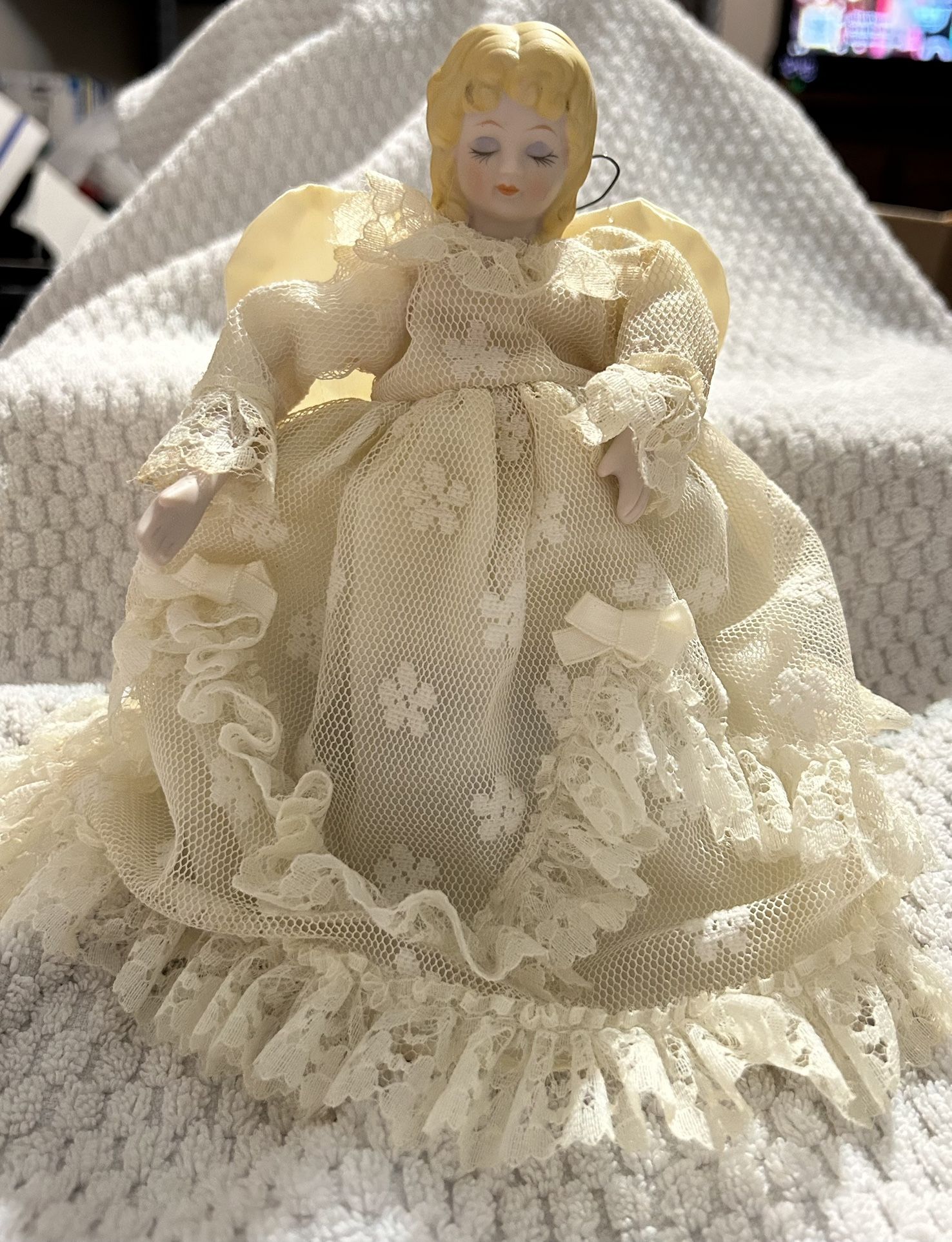 Vintage Angel Christmas TreeTopper