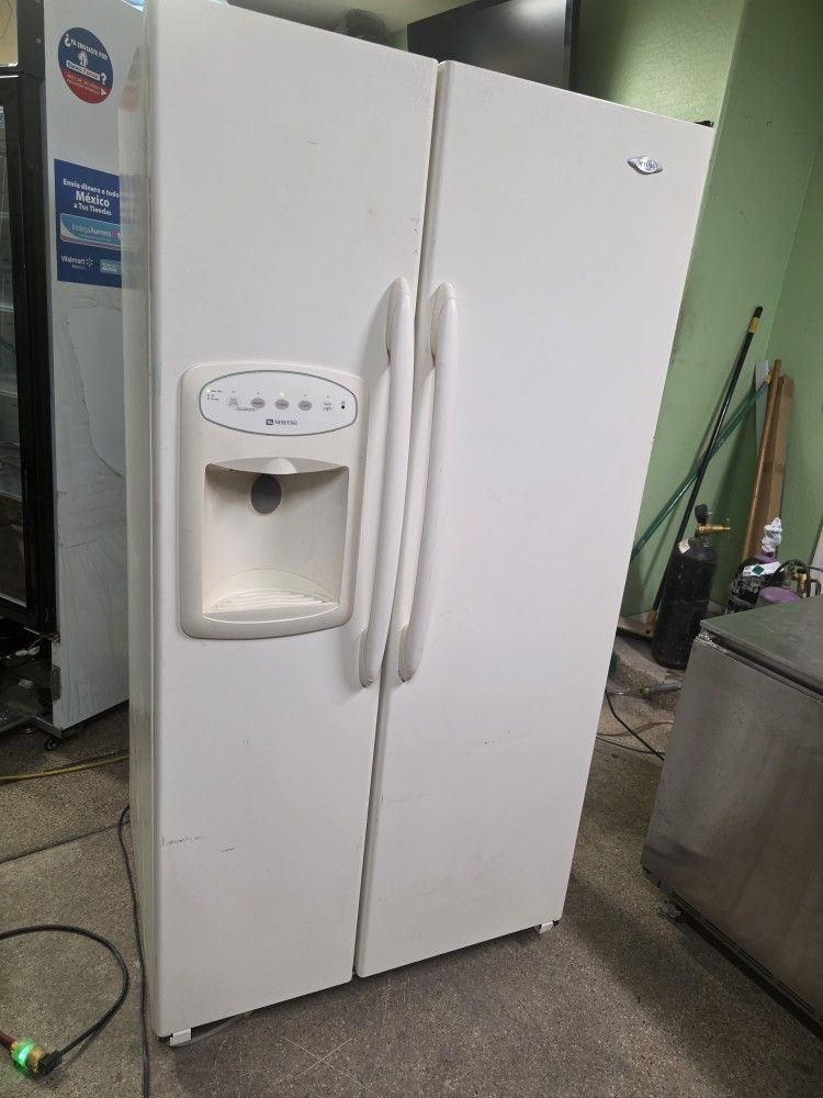 Maytag 26 Cubic Feet White Side By Side REFRIGERATOR