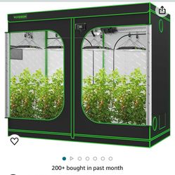 VIVOSUN S848 4x8 Grow Tent, 96"x48"x80