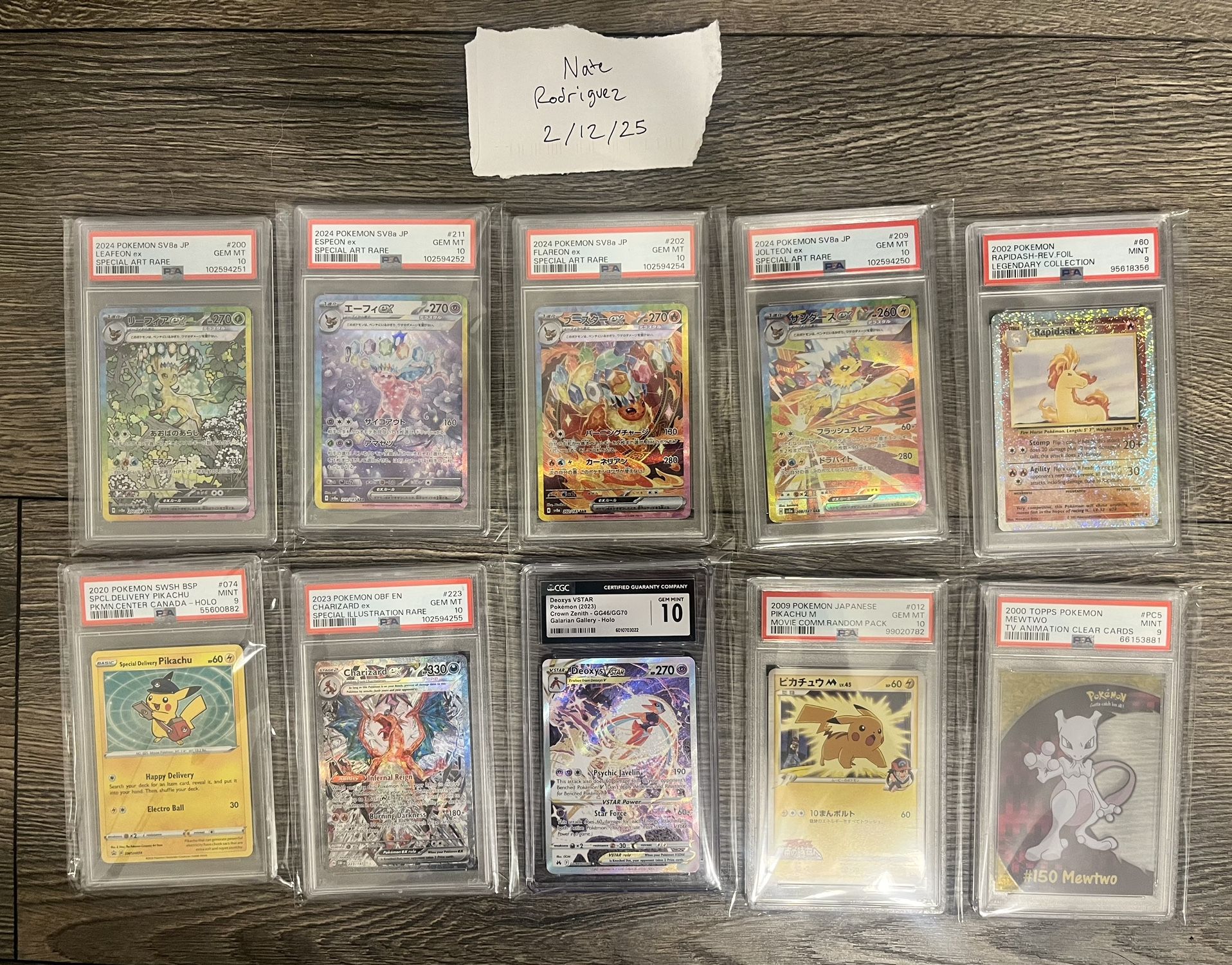 Pokemon Graded Slabs